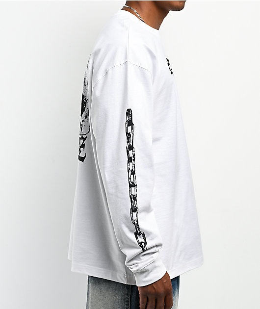 Empyre Dads Angst White Long Sleeve T-Shirt