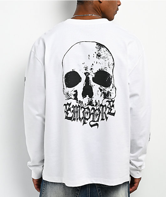 Empyre Dads Angst White Long Sleeve T-Shirt