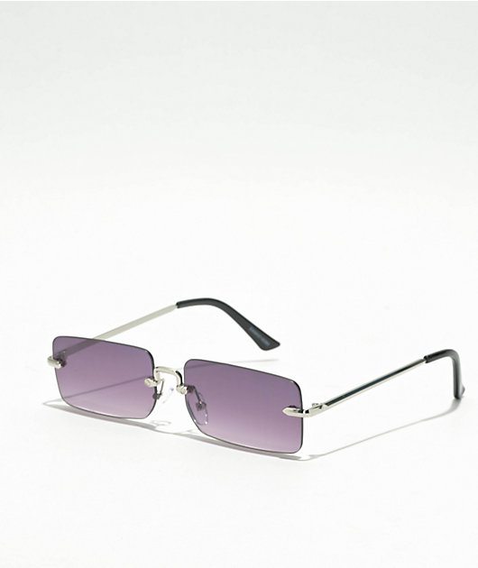 Empyre Danny Purple Rimless Sunglasses Zumiez