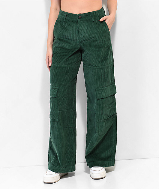 Empyre Darian Hunter Green Cargo Corduroy Skate Pants | Zumiez