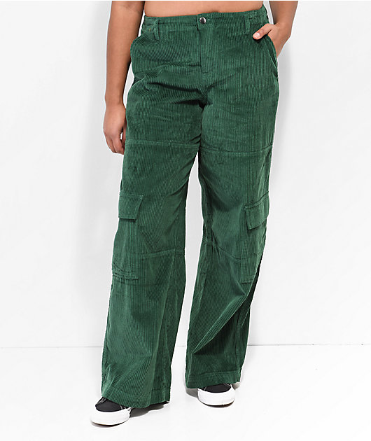 Hunter Green Stretch Corduroy Carpenter Jeans -  Canada