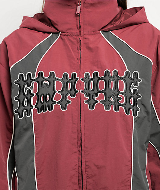 Empyre Dariana Dark Red Windbreaker | Zumiez