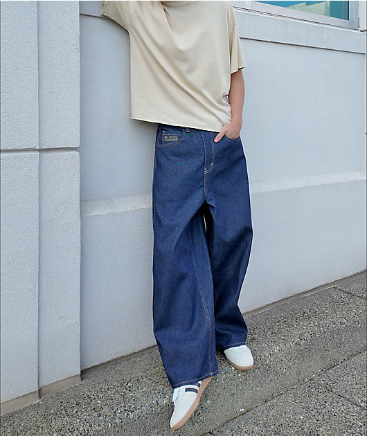 Empyre Dark Blue Baggy Barrel Jeans video