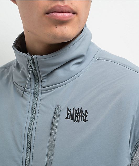 Empyre Dazed High Rise Lead Tech Fleece Jacket Zumiez