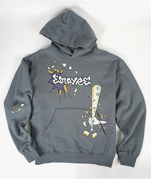 Empyre De Bat Slate Blue Hoodie