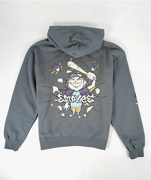 Empyre De Bat Slate Blue Hoodie