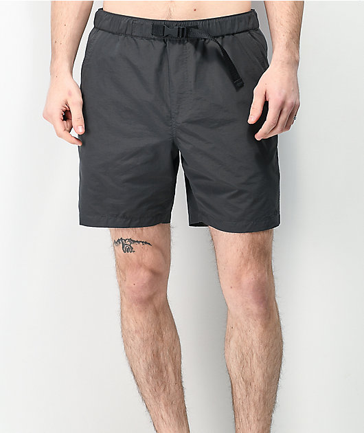 Empyre Dixon Dark Grey Elastic Waist Shorts