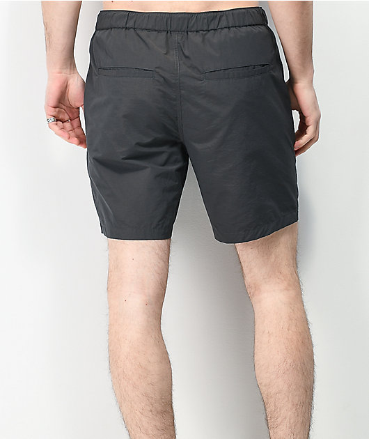 Empyre Dixon Dark Grey Elastic Waist Shorts