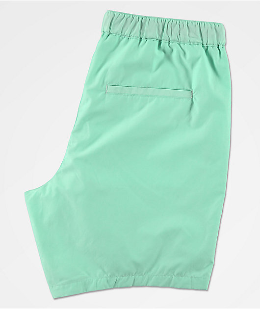 Empyre Dixon Mint Elastic Waist Shorts