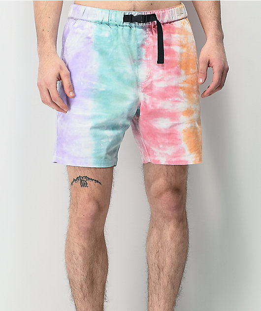 Empyre Dixon Tie Dye Elastic Waist Shorts