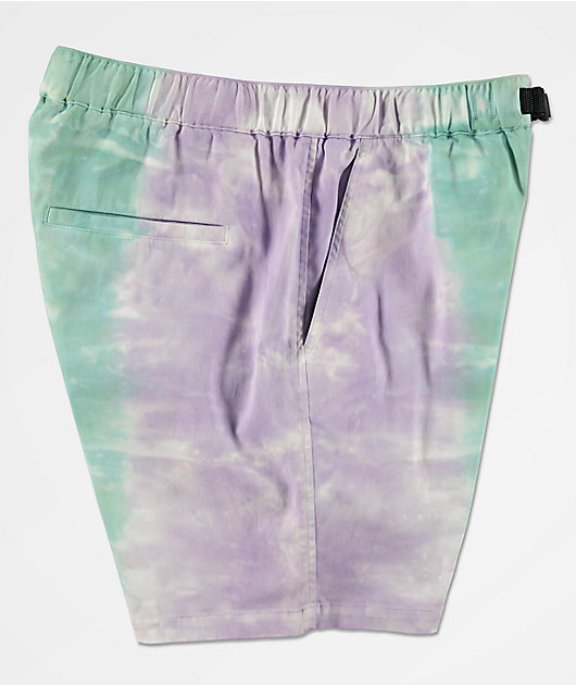Empyre Dixon Tie Dye Elastic Waist Shorts