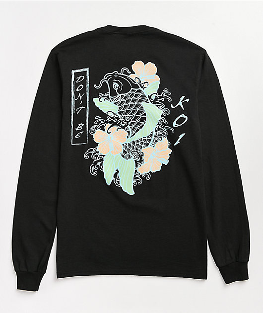 Empyre Don't Be Koi Black Long Sleeve T-Shirt