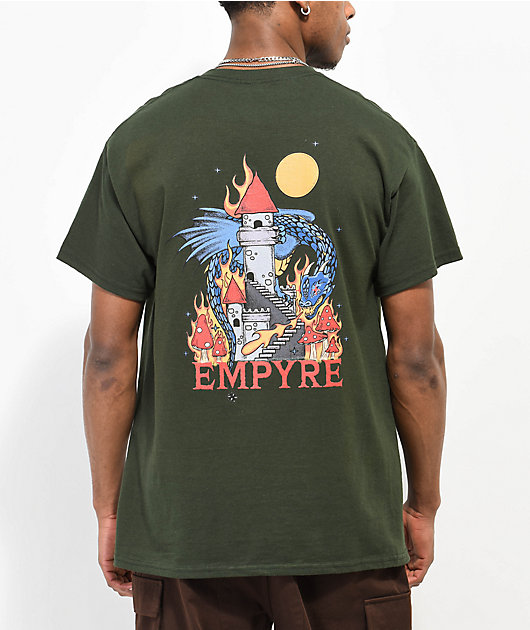 Empyre Dragon Tower Green T-Shirt Zumiez