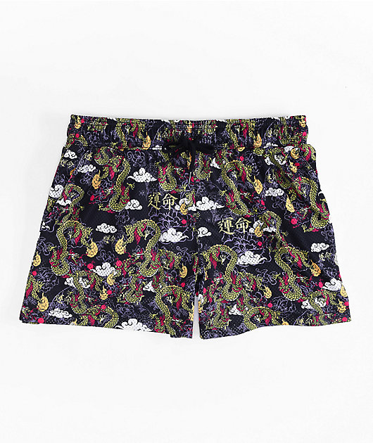 Paradise Graphic Drawstring Shorts