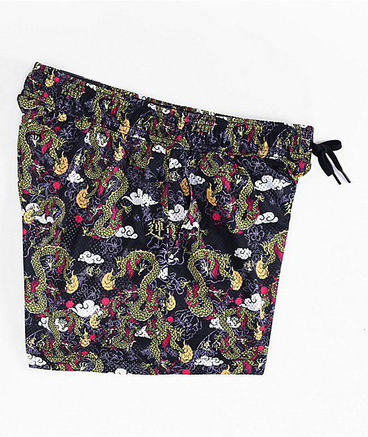 Empyre Dragons Black Mesh Shorts