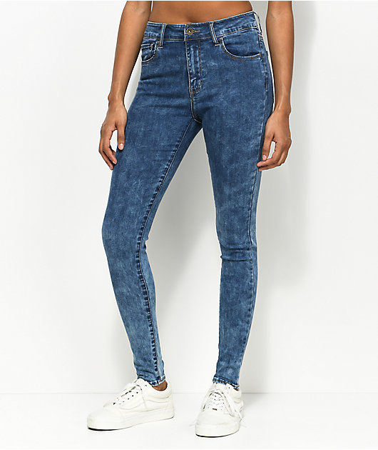 acid washed jeggings