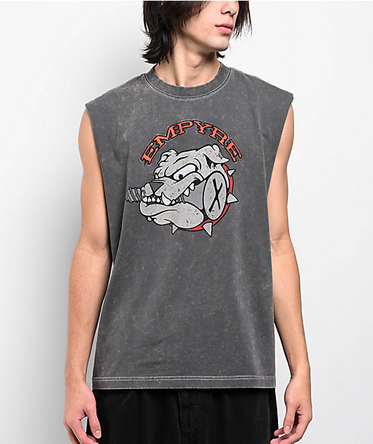Empyre Drill Bit Grey Wash Tank Top | Zumiez