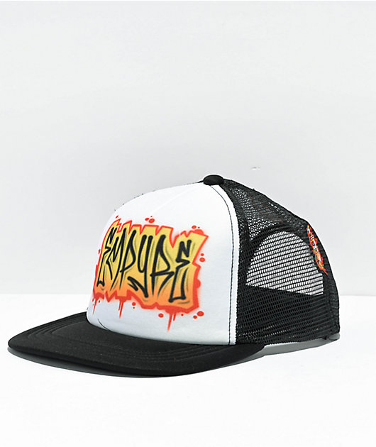 Empyre Drizzle Graffiti Black Trucker Hat