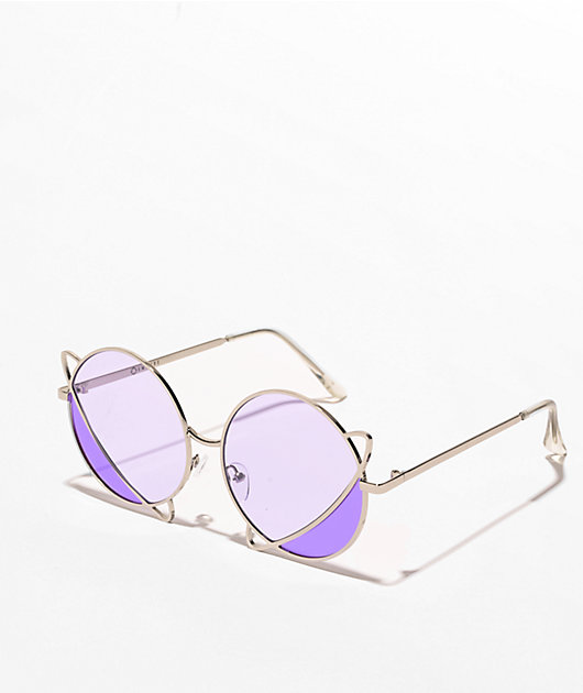 Purple lens sunglasses hotsell