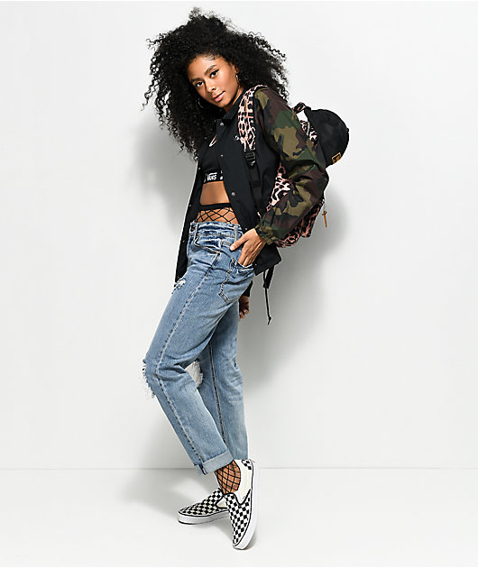 Empyre Easton Destroyed Boyfriend Medium Wash Jeans
