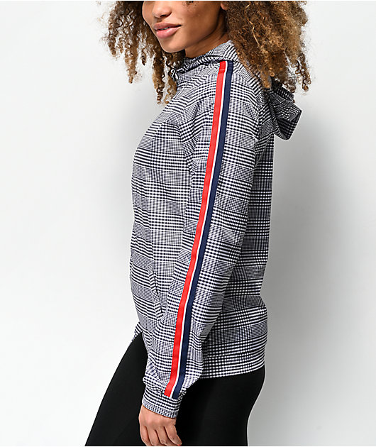 Empyre Edana Plaid Windbreaker Jacket