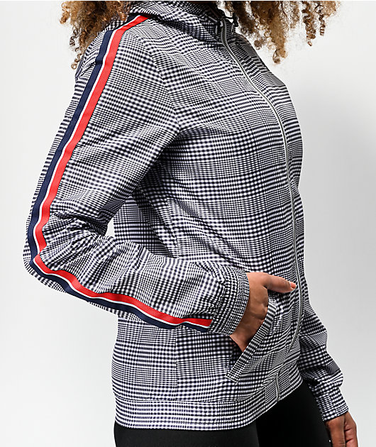 Empyre Edana Plaid Windbreaker Jacket