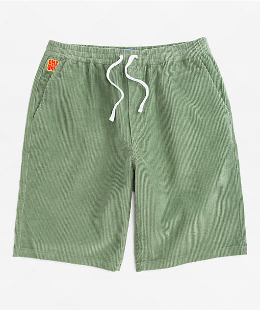 La Stupenderia corduroy pinched shorts - Green
