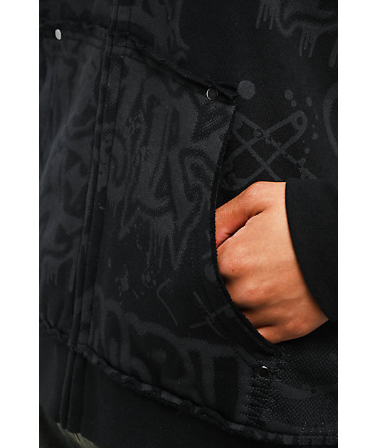 Empyre Ellio Black Zip Hoodie