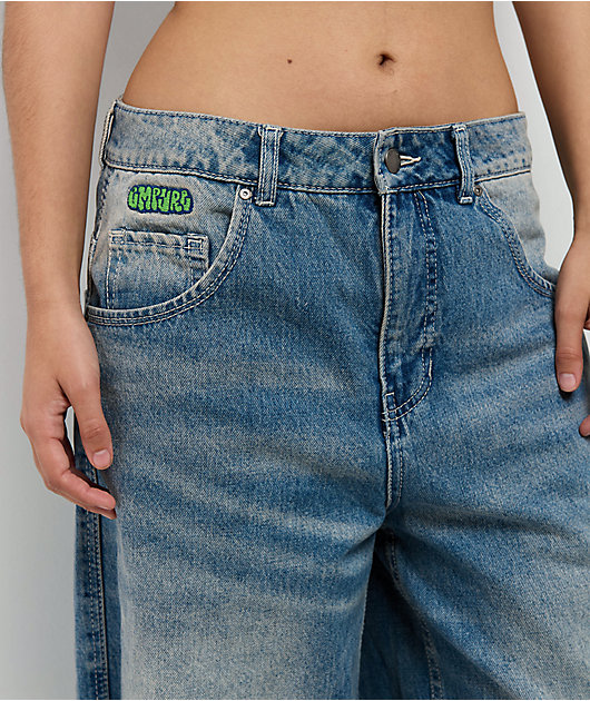 Empyre Extent Winne Light Wash Wide Leg Jeans