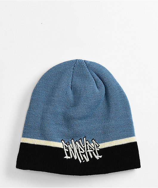 Empyre Fader Skully Blue & Black Beanie | Zumiez display picture 3
