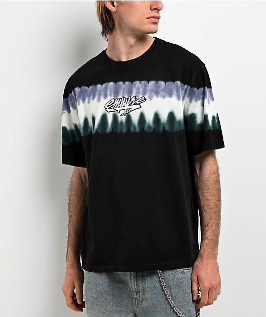 Empyre Fingers Crossed Tie Dye Black T-Shirt