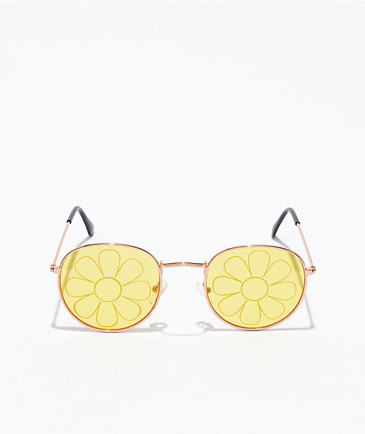 Empyre Flora Yellow Sunglasses