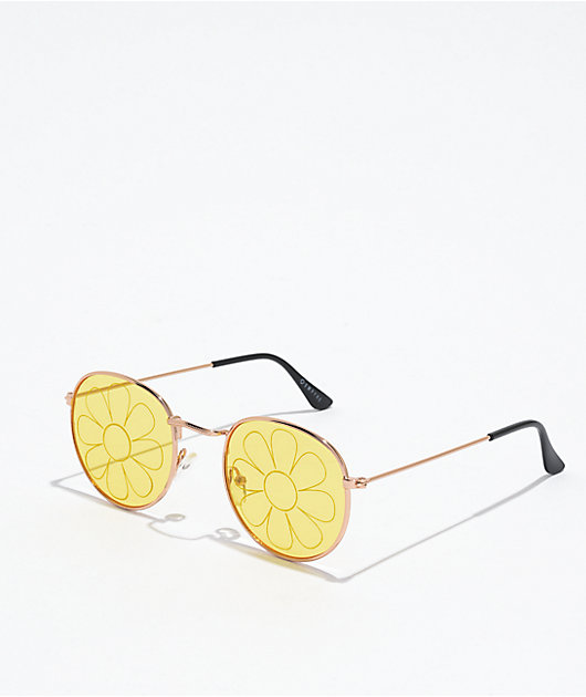 Empyre Flora Yellow Sunglasses