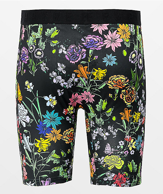 Empyre Floral Allover Print Black Boxer Briefs