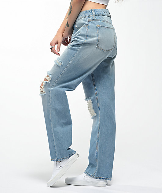 Unionbay Lowrise Wide Leg Denim Jeans