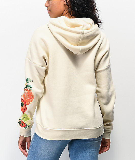 Empyre Fredia Birch Botanical sudadera con capucha natural