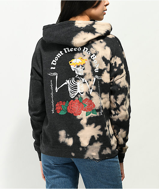 Dye Shirts Tie Dye Bleach Hoodie Stain Shade Tie-dye Drawstring