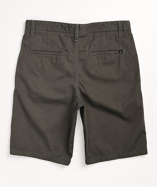 charcoal chino shorts