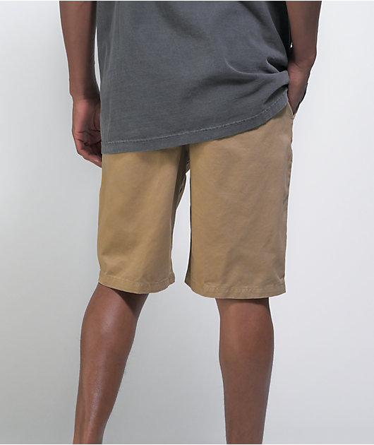 mens khaki chino shorts