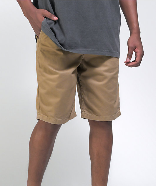 mens khaki chino shorts