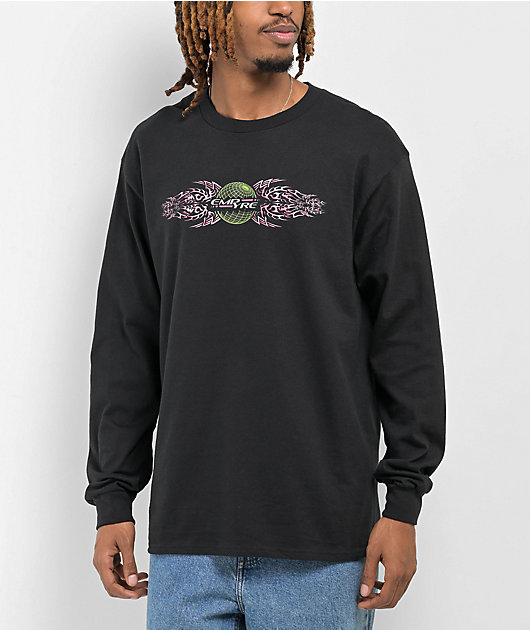 Empyre Global Rave Black Long Sleeve T-Shirt | Zumiez