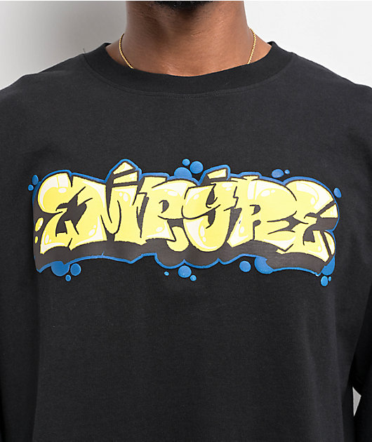 Empyre Graff Animals Black Long Sleeve T-Shirt