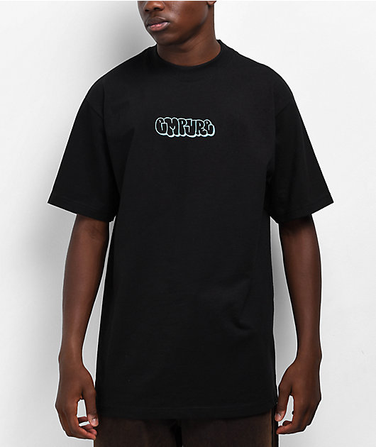 Empyre Graffiti Embroidered Black T-Shirt | Zumiez