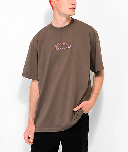 Brown t shirt best sale