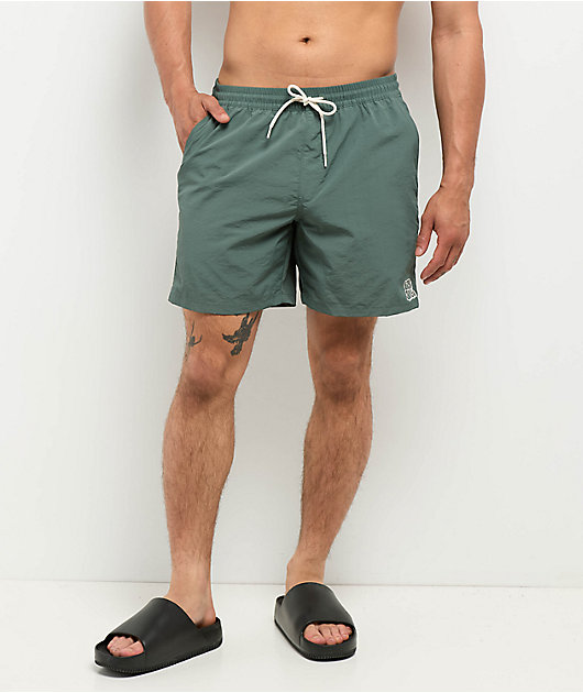 Empyre Graffiti Floater Dark Green Board Shorts Zumiez