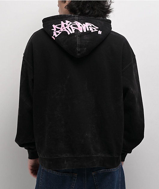 Empyre Graffiti Record Black Wash Hoodie