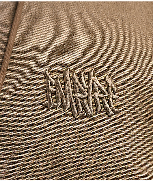 Empyre Grate Tan Hooded Canvas Jacket