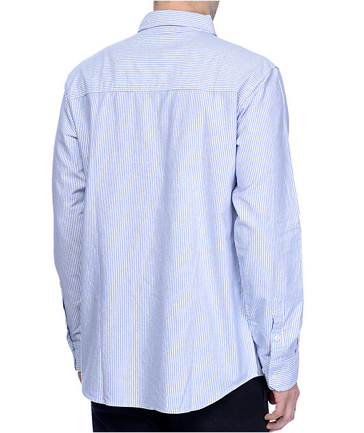 blusa rayada azul con blanco