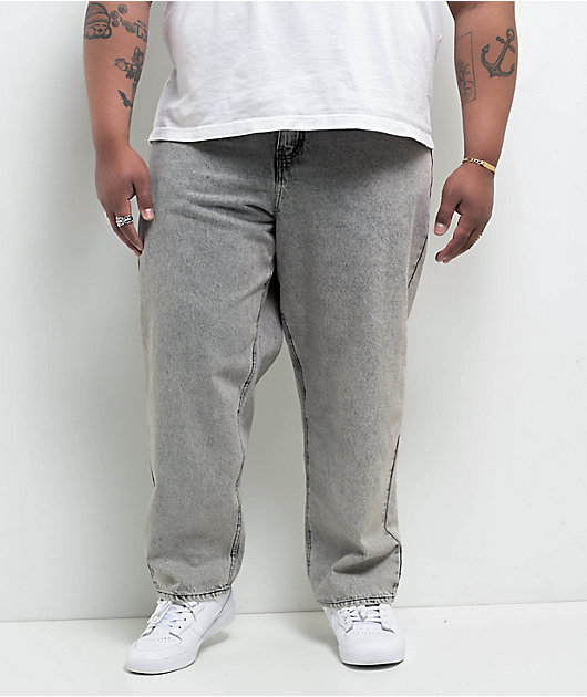 Empyre Grey Wash Ultra Loose Skate Jeans