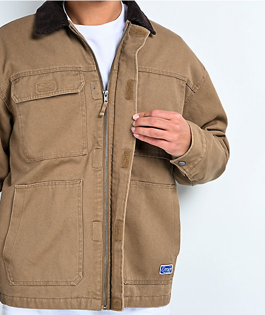 Empyre Grind Chore Tan Canvas Jacket